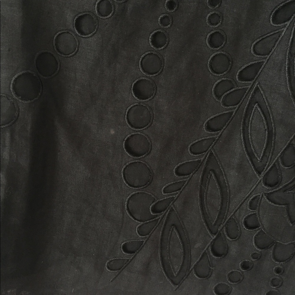 Etcetera black linen cutout skirt - Picture 3 of 4
